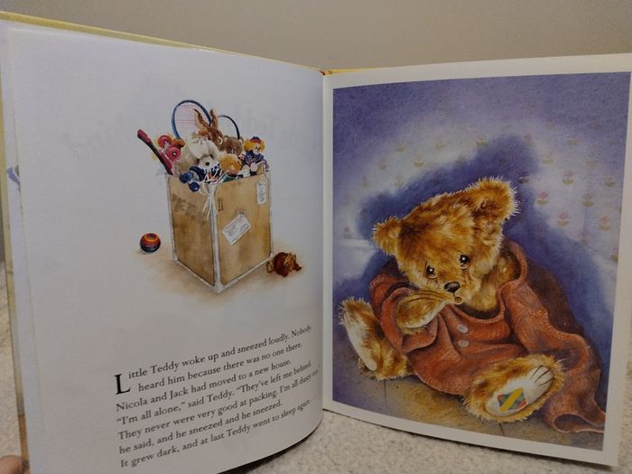 Little Teddy Left Behind Hardback Book