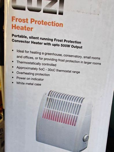 Electric loft frost heater.