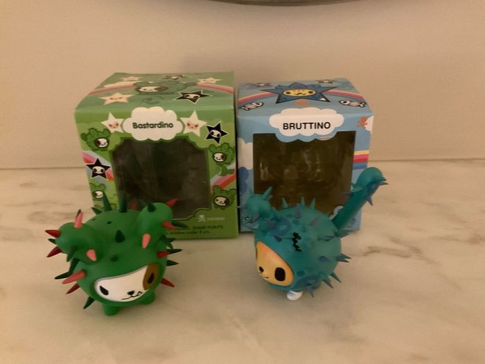 2 rare boxed tokidoki cactus pets see descrpition