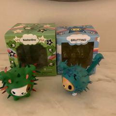 2 rare boxed tokidoki cactus pets see descrpition