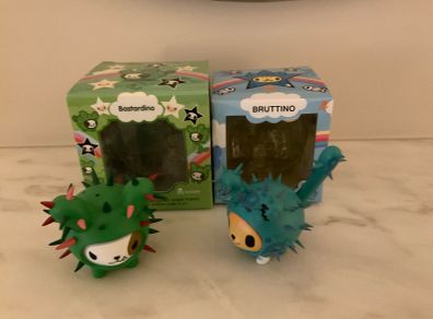 2 rare boxed tokidoki cactus pets see descrpition