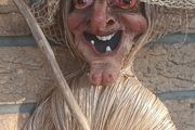 Halloween Straw Witch.