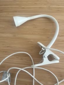 Ikea Navlinge LED clamp spotlight, white