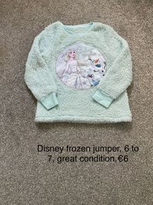 Disney frozen jumper, 6 to 7