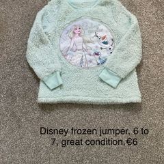 Disney frozen jumper, 6 to 7