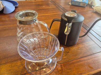 coffee brewing kit