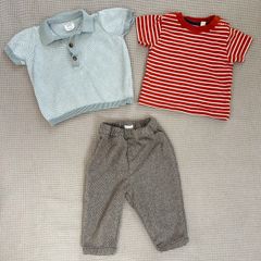 Mamas & Papas Baby Boy T-shirts and Pants 3-6 Months