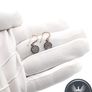 Vintage 925 Silver CZ Earrings In original Box Image 6