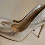Guess Stiletto high heel shoes sparkly silver FL6BN2LEL08-SIL  New & boxed RRP 125 euro size UK 3.5 and UK 6 Image 8