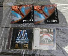 Super Mario Bros 1993 CD Soundtrack / Retro PC Game / Philips CD-R Sealed Bundle