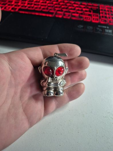 Vintage Metal Lighter Alien