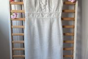 dress marks &amp; Spencer size 10 white lace Broderie anglaise