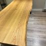 Ash wood table and bench Image 6