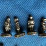 18 Vintage metal chess pieces Image 2