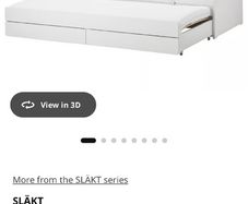 IKEA SLAKT single Bed frame with trundle bed