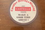 Castella cigars beer coaster