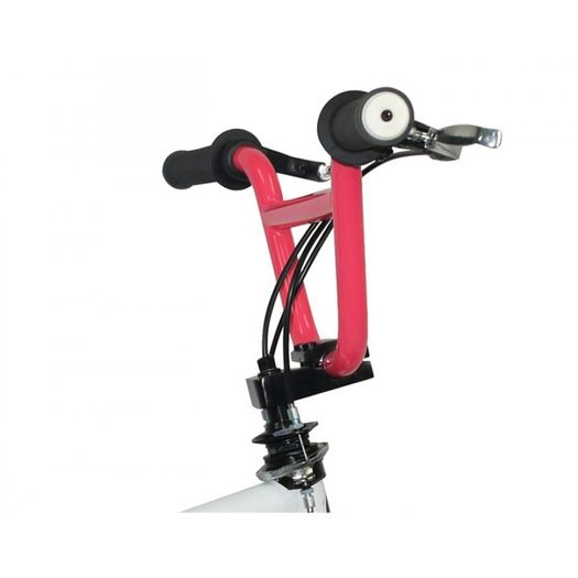 10" Rooster NO MERCY, 18" Wheel, White/Neon Pink
