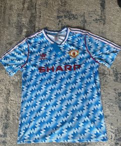 Man United blue retro 1990-92