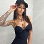 Black top with thin straps Image 10