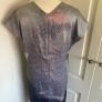 Jigsaw size 10 lined silk dress - grey/gold Image 4