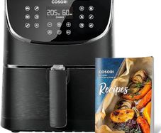 NEW SALE | Air Fryer 5.5L Capacity,Oil Free, Energy and Time Saver with 11 Presets with 100 Recipes Cookbook, Non-Stick, Dishwasher Safe Basket,1700-Watt