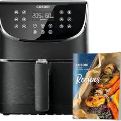 NEW SALE | Air Fryer 5.5L Capacity,Oil Free, Energy and Time Saver with 11 Presets with 100 Recipes Cookbook, Non-Stick, Dishwasher Safe Basket,1700-Watt