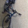 Ridgeback Element Hybrid Bike XL 21 inch Blue  Excellent Condition  and Child Seat and Extras Image 3