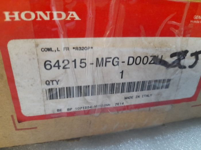 2007 Honda CB 600 F Hornet headlight cowls