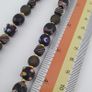 Antique Venetian African Style Skunk Eyes & Handmade Glass Pendant Necklace Image 5