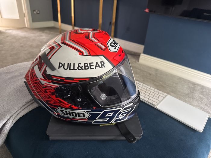 Shoei X-15 Marquez Dazzle Helmet Tc-10 Size Medium