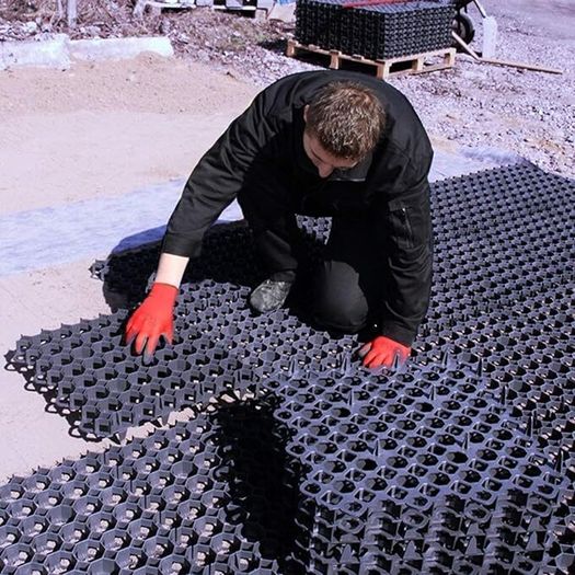 Ground Reinforcement Grid Gravel Grass 500 x 500 x 40mm
