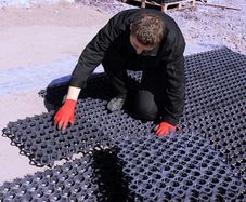 Ground Reinforcement Grid Gravel Grass 500 x 500 x 40mm