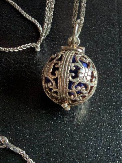silver necklace