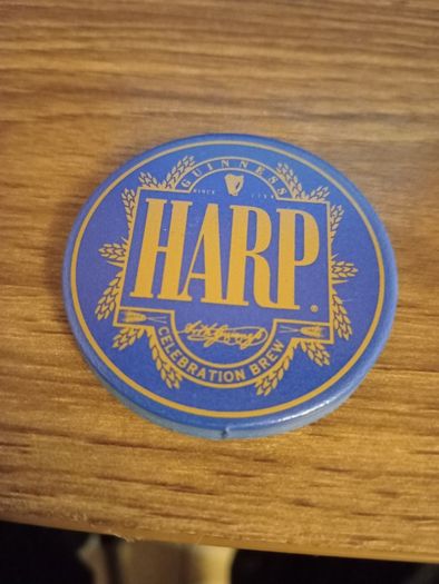 old  harp larger beer  token