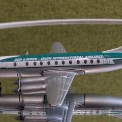 Diecast Aircraft Model, Aer Lingus - Vickers Viscount V-808 airplane, by HERPA, NEW