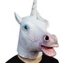 Unicorn High quality latex mask - Eye holes to see better - Artificial mane Image 3