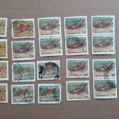 STAMPS  - Fish - Lot - Sri Lanka