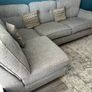 Corner sofa and Arm Chair with Foot Stool Image 6