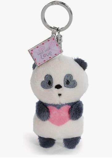 Nici Soft Toy Keyring (German brand) Panda with heart 8cm
