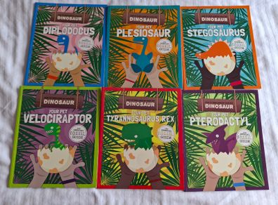 "How to take care of your pet dinosaur" book bundle