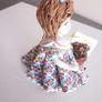 Lino Zampiva Spaghetti Hair Porcelain Girl Figurine Image 2