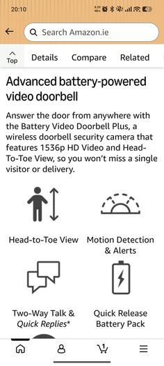 Wireless Video Doorbell Camera
