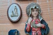 Vintage Religious Fridge Magnets x4