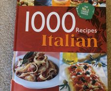 hardcover cookbook 1000 Recipes Italian