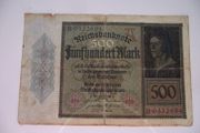 Germany. Reichsbanknote. 500 Mark (27.3.1922)