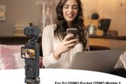 Mini Tripod, Compact Desktop Stand for DJI Pocket 432, Action 234, DJI OM 654, OSMO Mobile 3GoPro