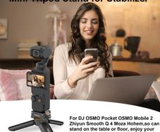 Mini Tripod, Compact Desktop Stand for DJI Pocket 432, Action 234, DJI OM 654, OSMO Mobile 3GoPro