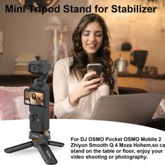 Mini Tripod, Compact Desktop Stand for DJI Pocket 432, Action 234, DJI OM 654, OSMO Mobile 3GoPro