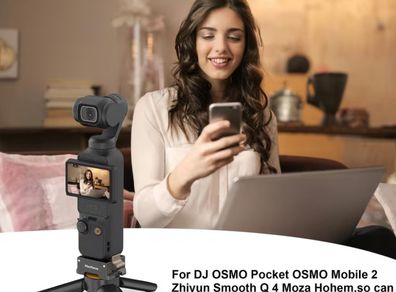 Mini Tripod, Compact Desktop Stand for DJI Pocket 432, Action 234, DJI OM 654, OSMO Mobile 3GoPro
