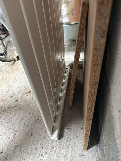 White home radiator